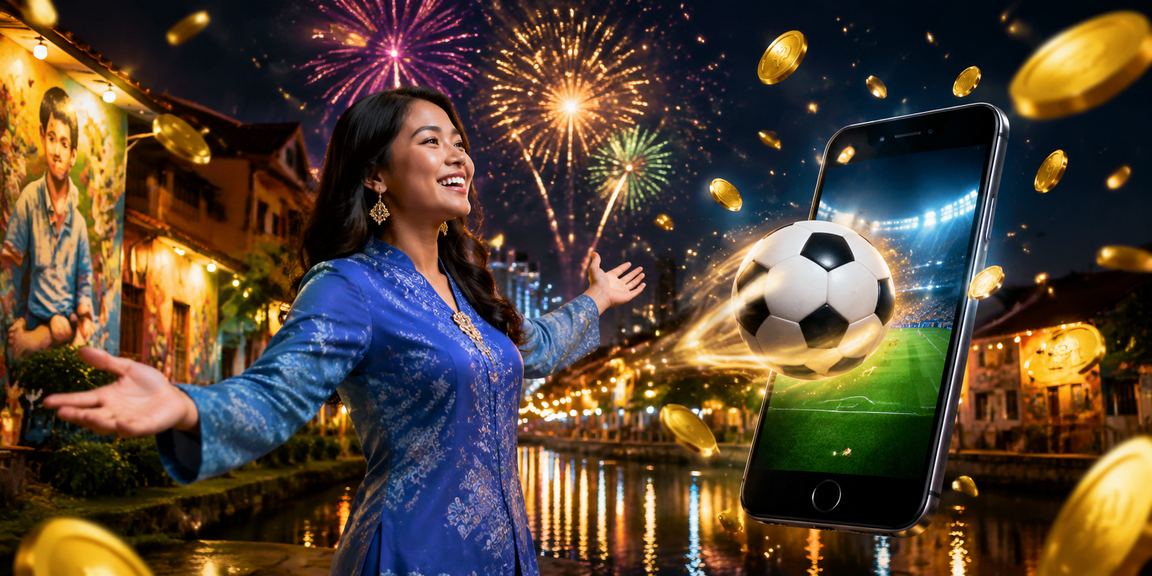 Wanita berbaju kurung mengikuti pertaruhan bola sepak di Penang
